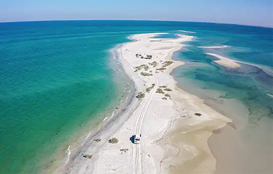 Bar Al Hikman Islands - located in the Hikman Peninsula