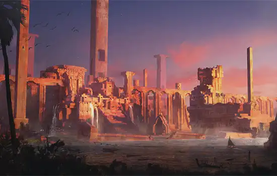 The mythical southern city of Ubar known as the Atlantis of the Sands