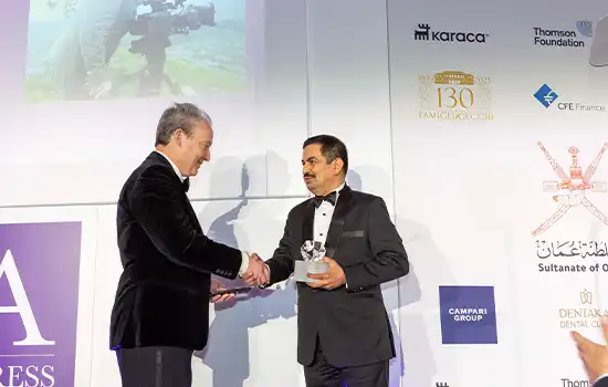 عمان در مراسم توزیع جوایز انجمن مطبوعات خارجی شرکت کرد