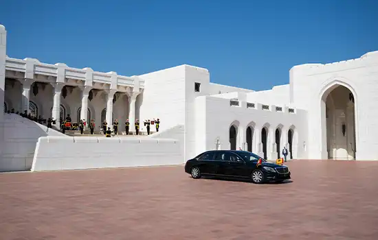 sultan graciously receives the president of germany 2