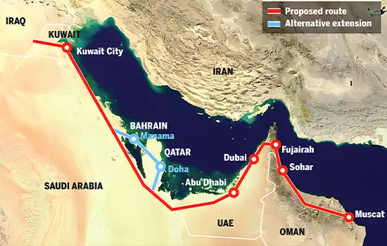 راهآهن GCC پروژهای ریلی بزرگ در امتداد خلیج فارس 3 راهآهن GCC پروژهای ریلی بزرگ در امتداد خلیج فارس