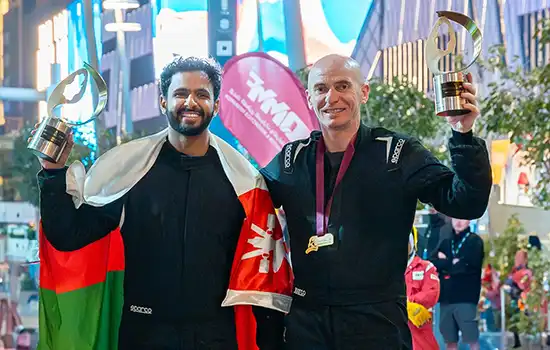 کسب مقام سوم رالی بین المللی قطر ۲۰۲۴ دور اول قهرمانی خاورمیانه - توسط راننده رالی مشهور عمانی