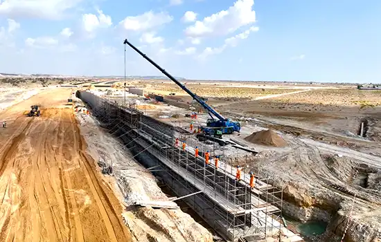 پیشرفت 34.5 درصدی پروژه جاده ملی 32 در منطقه ویژه اقتصادی دقم 3 پیشرفت 34.5 درصدی پروژه جاده ملی 32 در منطقه ویژه اقتصادی دقم