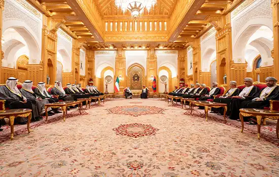 دیدار و استقبال رسمی سلطان هیثم از امیر کویت در فرودگاه 7 oman and kuwait leaders meet in muscat 2