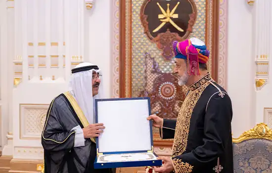 دیدار و استقبال رسمی سلطان هیثم از امیر کویت در فرودگاه 6 oman and kuwait leaders meet in muscat 3 1