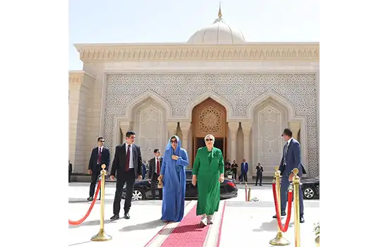Cultural visit of the first ladies of Egypt and Oman to the new administrative capital 3