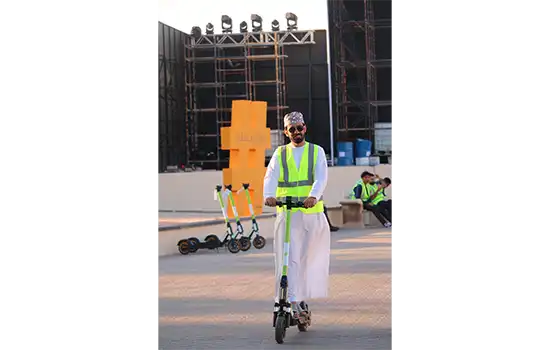 Oman Launches Smart Transportation Service with Electric Scooters 2 راهاندازی آزمایشی سرویس حمل و نقل هوشمند با اسکوترهای برقی در عمان