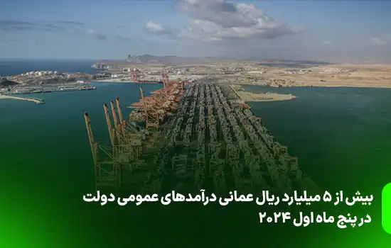 بیش از 5 میلیارد ریال عمانی درآمدهای عمومی دولت در پنج ماه اول 2024