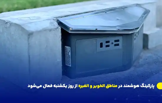 پارکینگ هوشمند در مناطق الخویر و الغبره از روز یکشنبه فعال میشود 1 پارکینگ هوشمند در مناطق الخویر و الغبره از روز یکشنبه فعال میشود