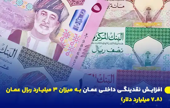 افزایش نقدینگی داخلی عمان به میزان ۳ میلیارد ریال 9 تصویری از اسکناسهای مختلف عمان با طرحهایی رنگارنگ که شامل مقادیر ۵ و ۱۰ ریال عمان است.