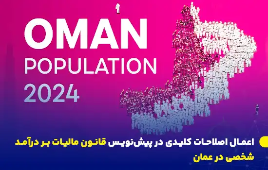 کاهش جمعیت برخی ملیتهای مهاجر در عمان - تغییرات جمعیتی در سال ۲۰۲۴ 6 تصویری گرافیکی از نقشه عمان ساختهشده از مجموعهای از افراد که نشاندهنده تغییرات جمعیتی و کاهش یا افزایش برخی ملیتهای مهاجر در عمان طی سال ۲۰۲۴ است.