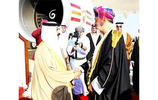 الاجتماع الرسمي بين سلطان عمان وملك البحرين – 14 يناير 2 official meeting between sultan of oman and king of bahrain january 14 en5