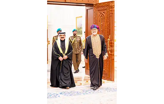 الاجتماع الرسمي بين سلطان عمان وملك البحرين – 14 يناير 4 official meeting between sultan of oman and king of bahrain january 14 en6