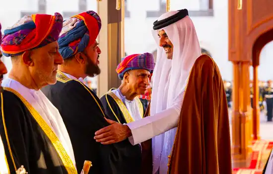 الزيارة الرسمية لأمير دولة قطر إلى سلطنة عُمان ولقاؤه بجلالة السلطان هيثم – 28 يناير 2025 3 official state visit of the emir of qatar to oman and meeting with sultan haitham january 28 2025 IMG005