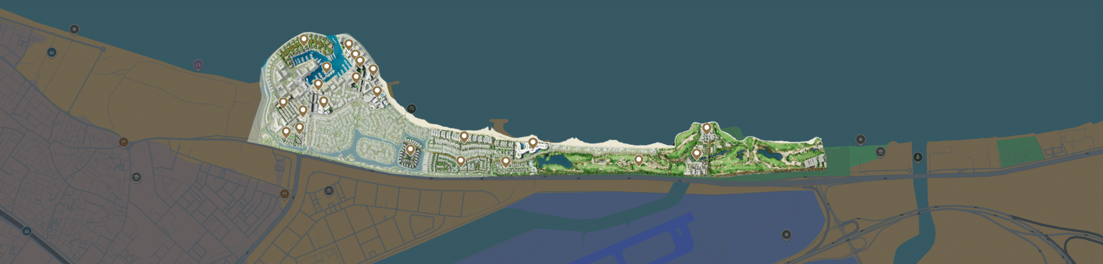 الموج مسقط 2 map