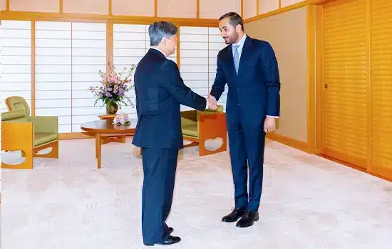 Japanese Emperor Receives Crown Prince Theyazin in Tokyo 1