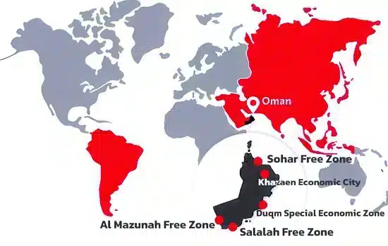 Oman’s Free Zones are strategically positioned to connect global markets across Asia, Africa, and Europe.