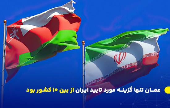 تصویر پرچم‌های ایران و عمان؛ تنها کشوری که ایران برای میانجی‌گری مذاکرات با آمریکا پذیرفت